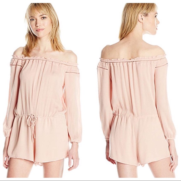 Lucca Couture Meg Off The Shoulder Romper - Picture 6 of 6